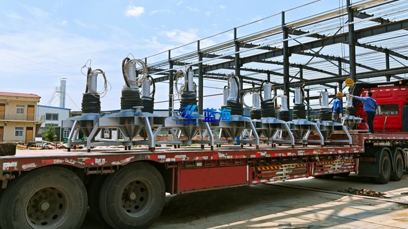 14臺3kw潛水攪拌曝氣一體機發(fā)往唐山，助力氧化渠改造